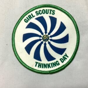 Girls Scouts THINKING DAY Patch